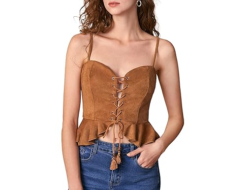 Enchanting Lace Up Tanks: Unveil the Best for Women in 2024