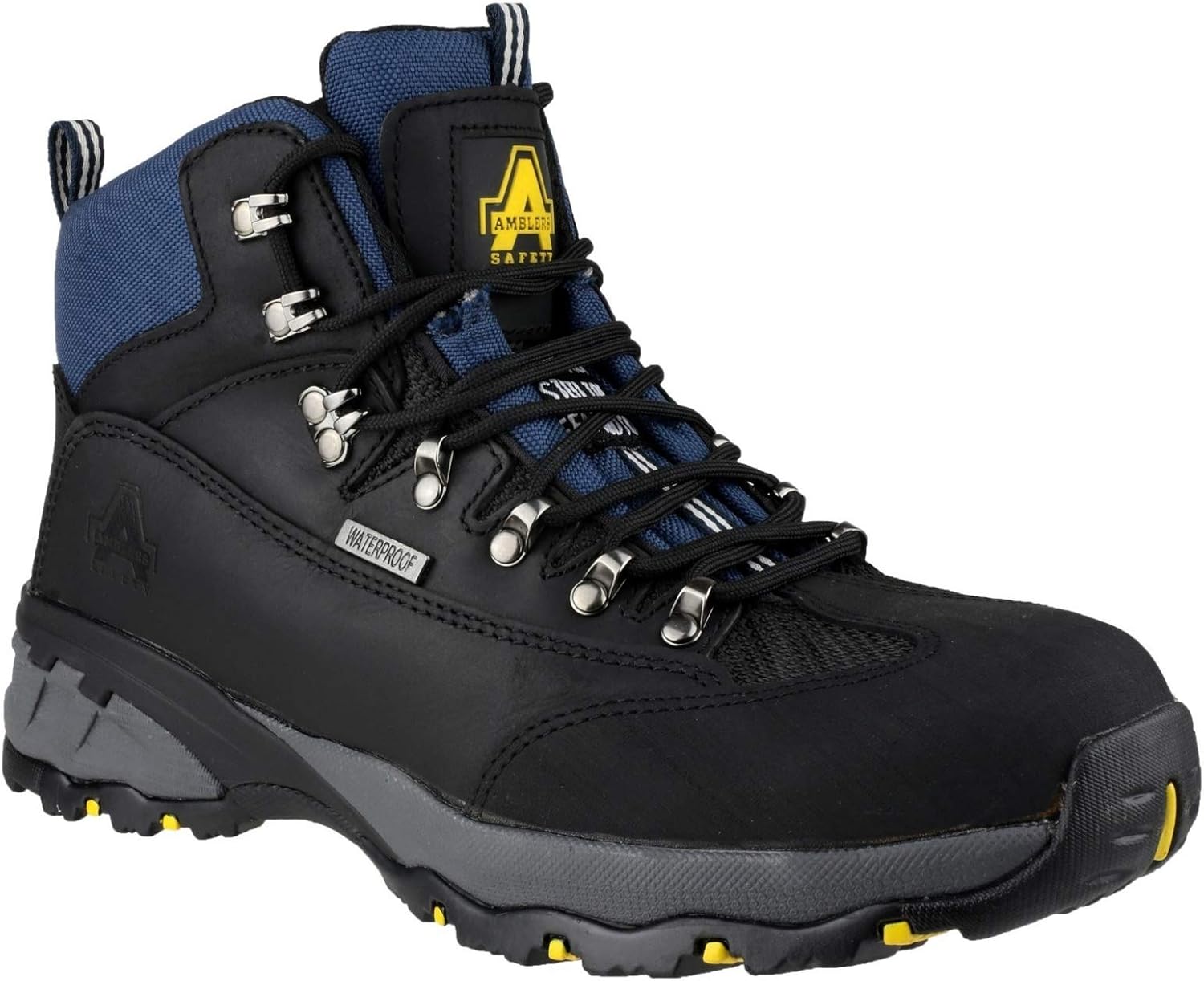 Amblers Steel FS161 Waterproof Boot / Mens Boots / Safety Footwear (14.5 US) (Black)