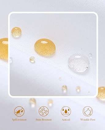 siliteelon Womens Stain Shield Dress Shirts Wrinkle Free Short Sleeve Solid Tops Blouses Button Down Shirts