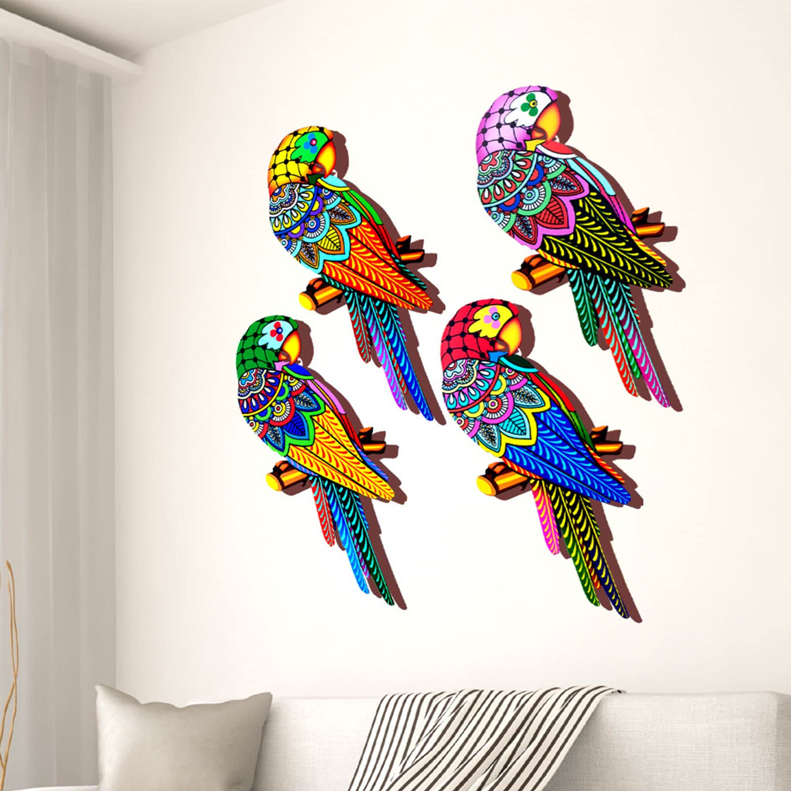 Decorazione da appendere a forma di uccellino in metallo, decorazione per la casa, casa colonica, porta d'ingresso, decorazione da parete per esterni