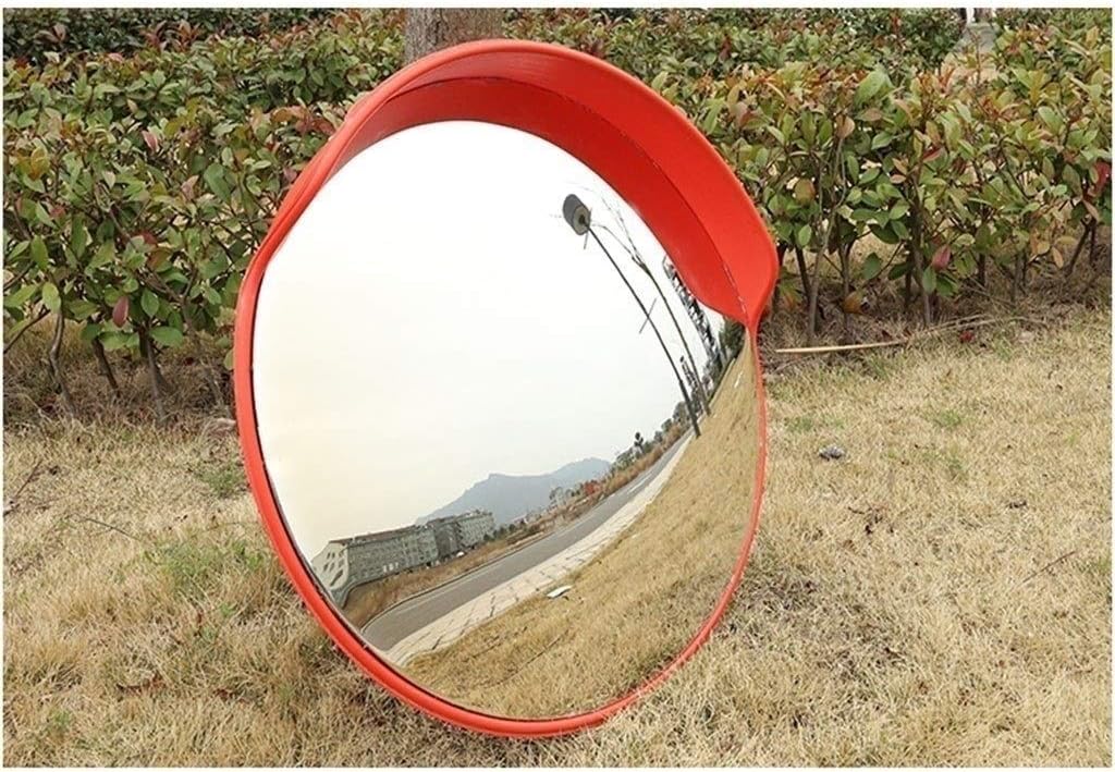 Side Dummy Car Side Dummy Mirror, Durable Convex Mirror HD Mirror Mountain Safety Highway Broad Angle Security Area (Size: 45CM)