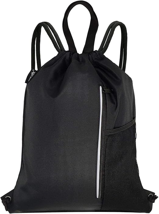 HOLYLUCK Men & Women Outdoor Sport Gym Sack Waterproof Drawstring Backpack Bag