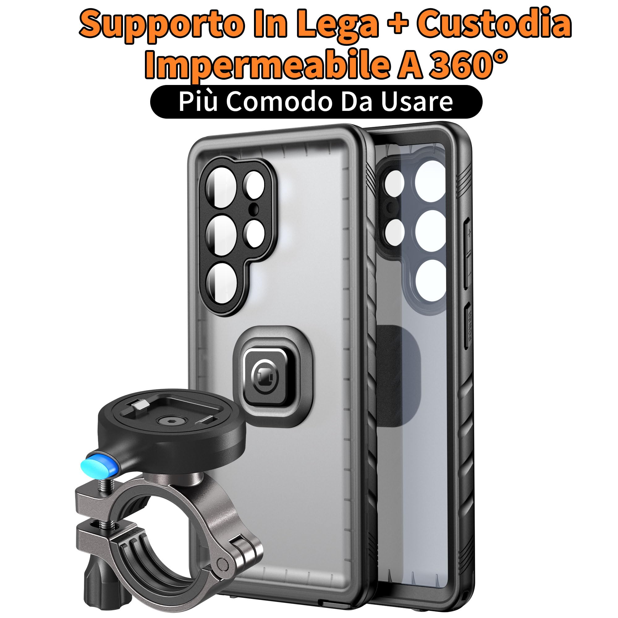 Cozycase Impermeabile Porta Telefono Bici Moto Per Samsung Galaxy S26 Ultra
