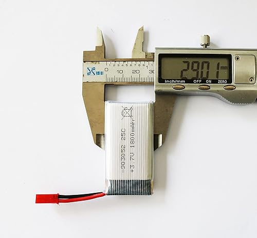 Miniatura 3 de Drone Battery 903052 1800mah 3.7V Lipo Batería para KY601S X5 X5S X5C X5SC X5HC X5SH X5SW M18 H5P H11D H11C T64 T04 T05 F28 F29 T56 T57 con JST y SM