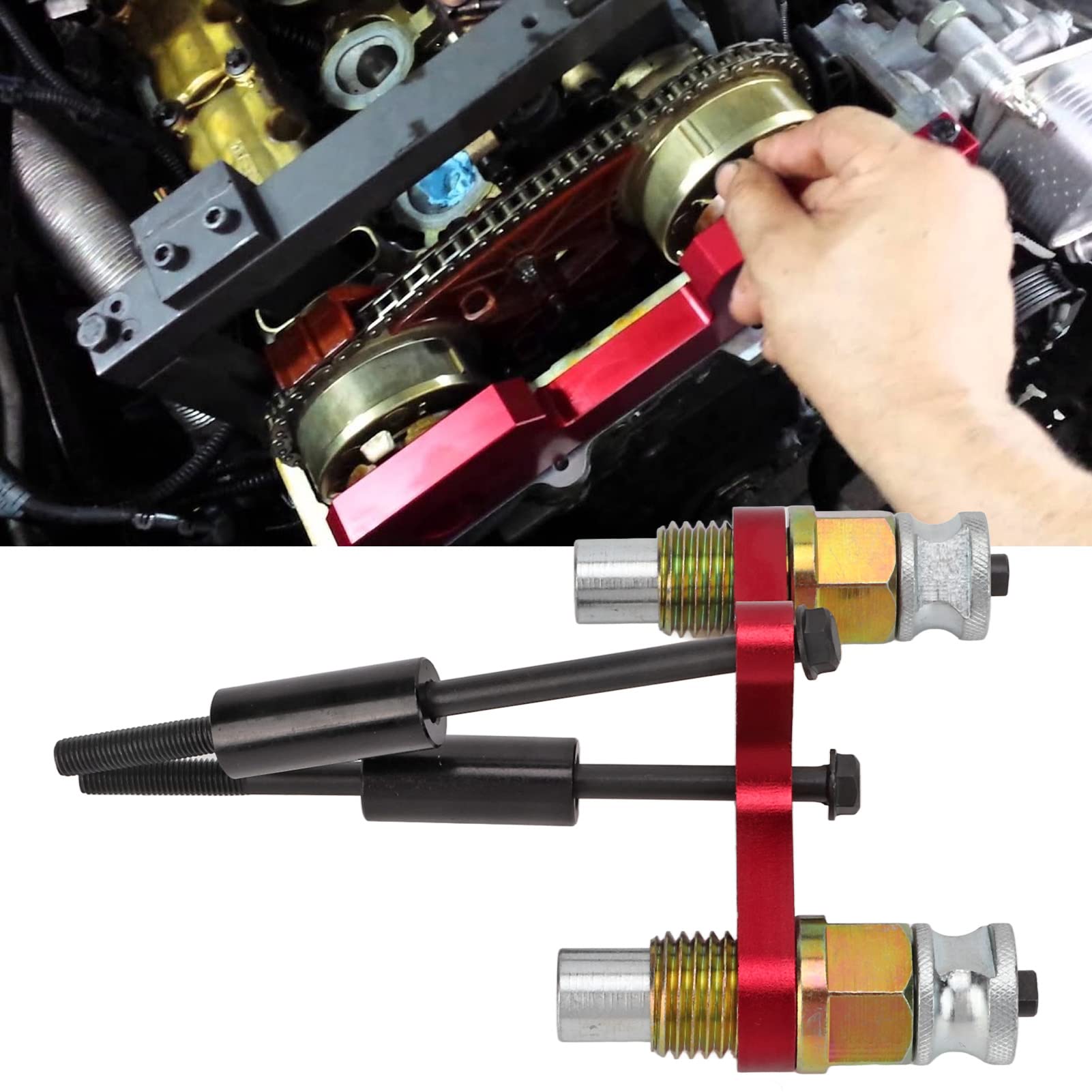 Strumento per la rimozione degli iniettori di carburante, estrattore per iniettori e set di installazione in acciaio al carbonio OEM 130320 per motori N20 N55,