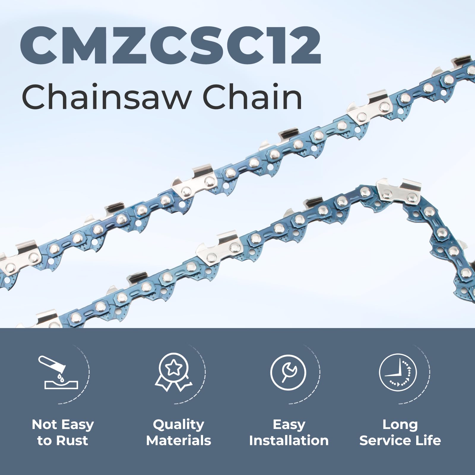 Amazon.com : 12 inch Chainsaw Chain Replacement for