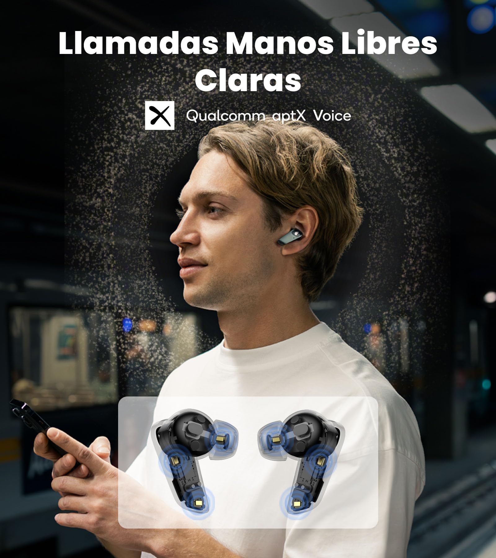Edifier NeoBuds Planar Auriculares TWS con Driver Plano & ANC Híbrido | Driver plano de 12mm, LDAC Hi-Res, 30h de batería, Carga inalámbrica, IP55, para deporte y uso diario