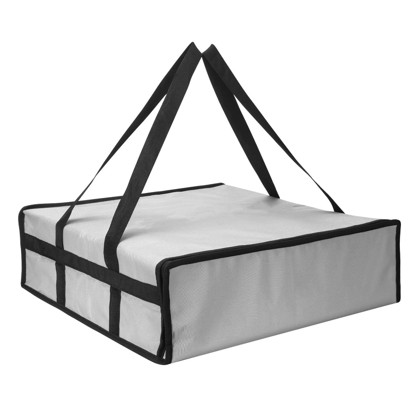 Yalin XXXL Large Insulated Cooler Bag, Polystyrene Foam Cooler to Keep Food Warm or Cold, Reusable Double Zipper Bag for Food Delivery, 23, grey, 20" W x 20" D x 6" H, Basic/Utility