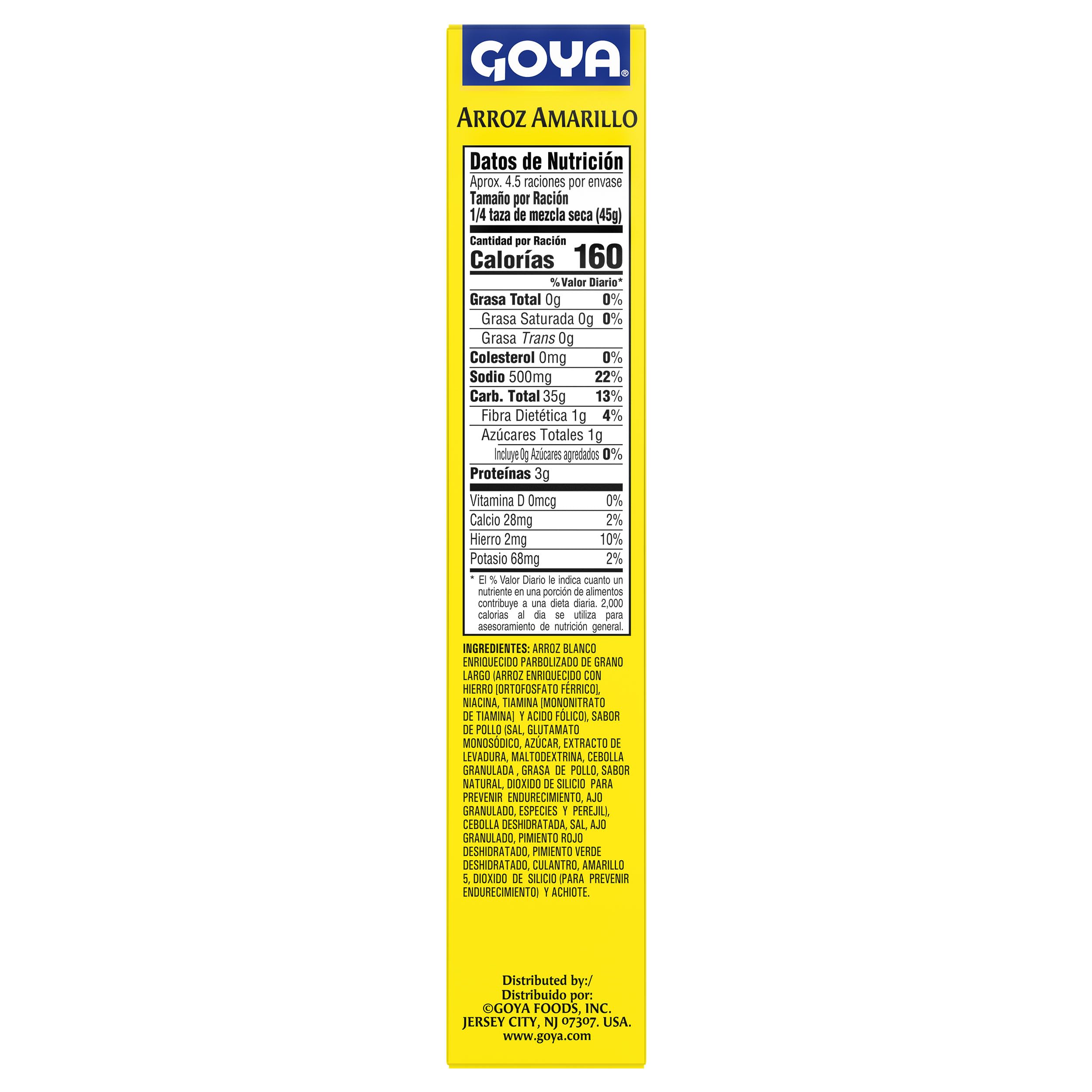 Goya Foods Yellow Rice Mix, 7 Ounce (Pack of 12)