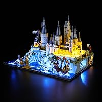 Vista 4 de LIGHTAILING Light for Lego- 76419 Castle and Grounds - Led Lighting Kit Compatible with Lego Building Blocks Model - NOT Included The Model Set