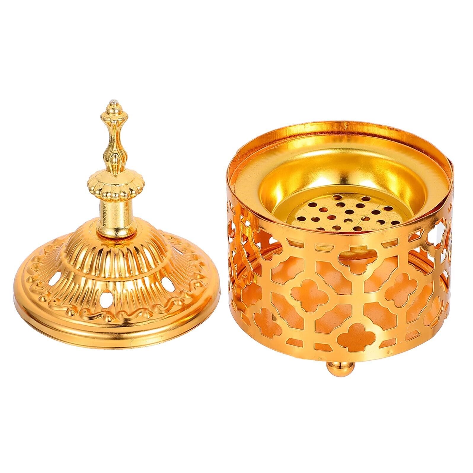 Creative Incense Burner,Hollow Design Home Censer,Iron Art Aroma Stove Decorative Ornament for Meditation&Home Fragrance