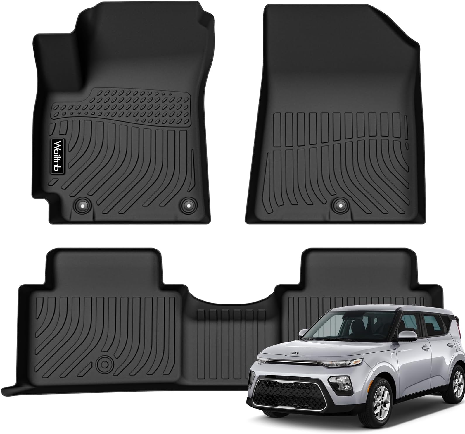 Wailtnb Floor Mats Custom for Kia Soul 2023 2022 2021 2020