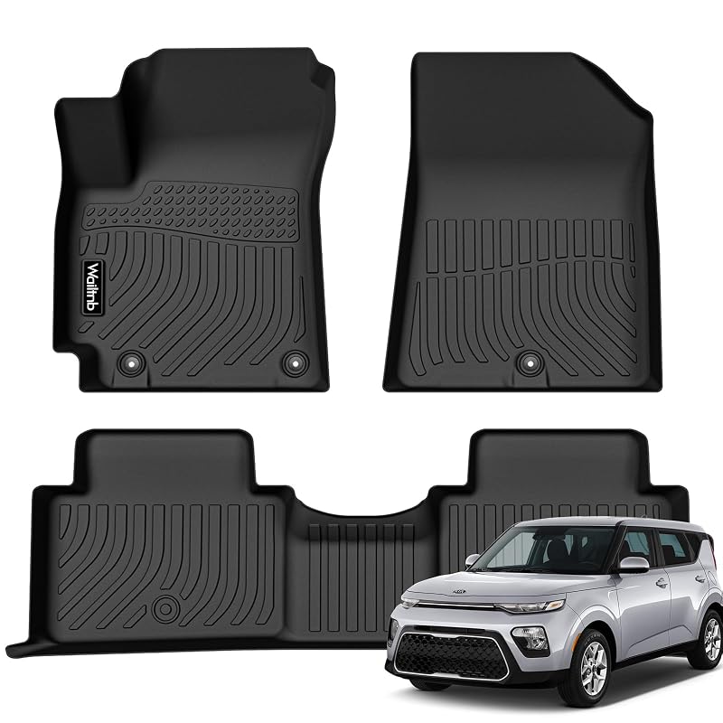 Tapete automotivo sob medida para Kia Soul 2020–2024, em TPE, não compatível com versão elétrica, Wailtnb