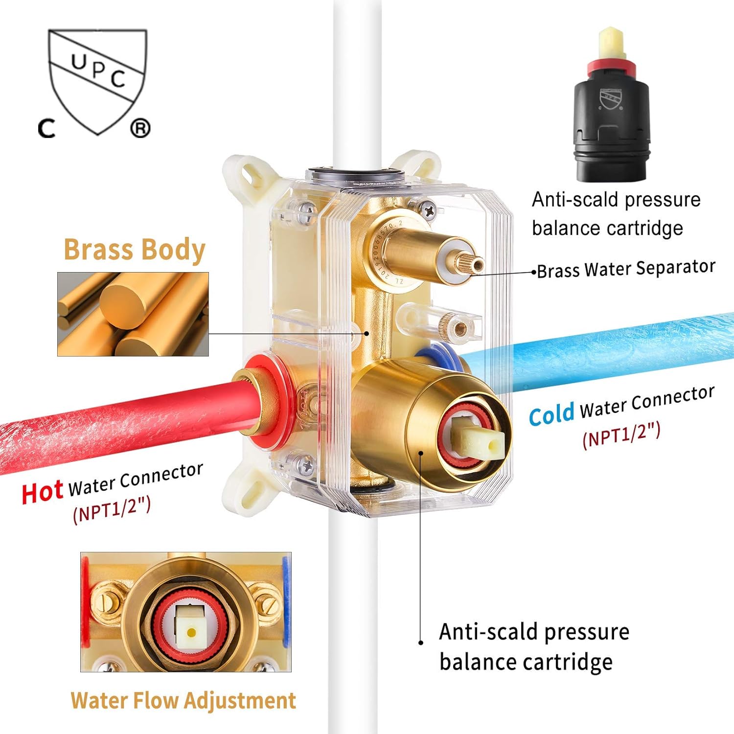 Featured Product ESNBIA Shower System, Bathroom 12 Inches Rain Shower Head with Handheld Combo Set, Wall Mounted High Pressure Rainfall Dual Shower Head System, Shower Faucet Set with Valve and trim, Brushed Gold Featured Product ESNBIA Shower System, Bathroom 12 Inches Rain Shower Head with Handheld Combo Set, Wall Mounted High Pressure Rainfall Dual Shower Head System, Shower Faucet Set with Valve and trim, Brushed Gold