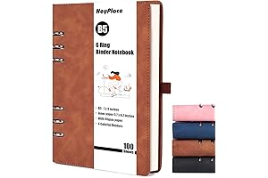 Removable Pages - 6-Ring Refillable Notebook