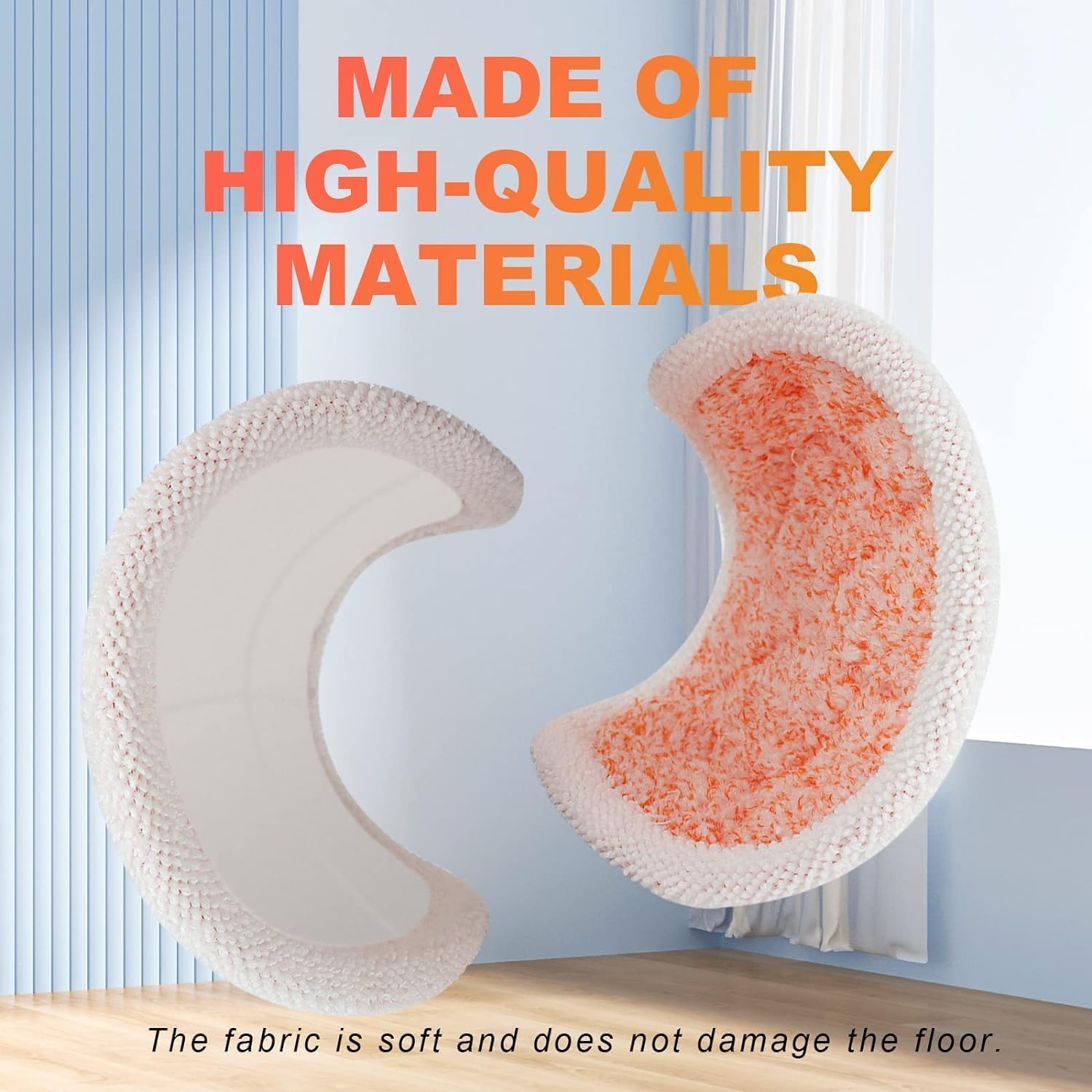 Replacement Pads For Bissell Spinwave Mop: 16 Pads for Bissell Spinwave/Spin Wave/Crosswave,Expert/Pet/Cordless Hard Floor,2124 20393 2039a 20399 2039w 23159 23157 Spin Mop Cleaner Scrub/scrubber pads