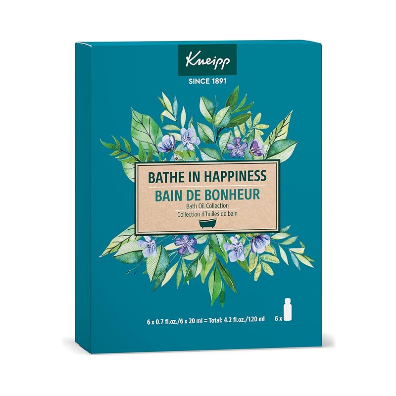 Kneipp Bathe in Happiness Conjunto com 6 Óleos de Banho para Experimentar e Viajar