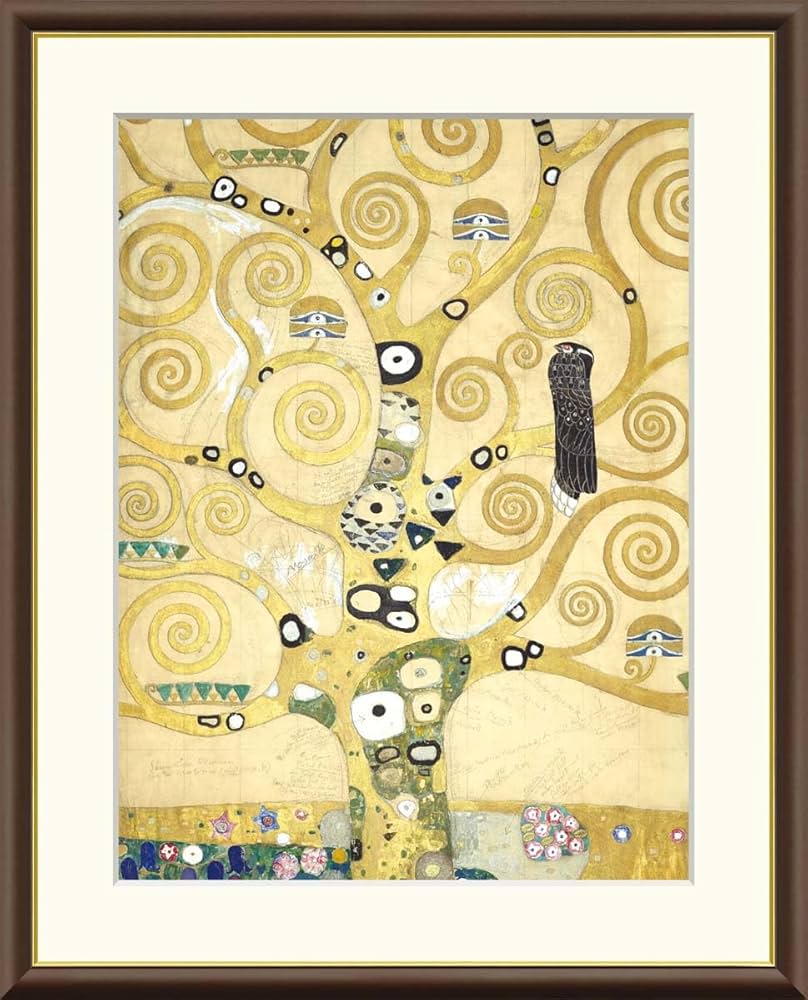 生命の木　絵画 Amazon.co.jp: 生命の樹 グスタフ・クリムト 42×34㎝ F4 J1-073