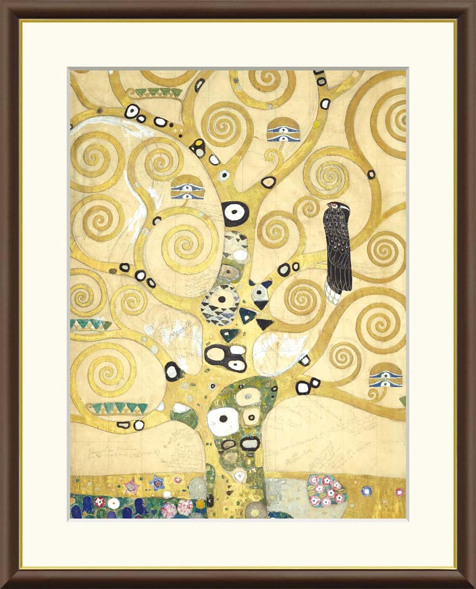 Amazon.co.jp: 生命の樹 グスタフ・クリムト 42×34㎝ F4 J1-073