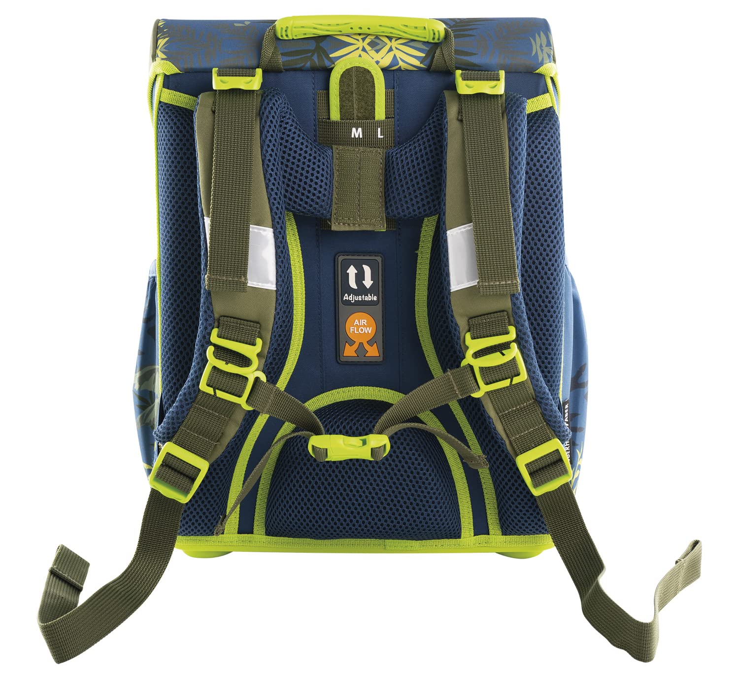 Eberhard Faber 577651 - Schulranzen Set Dinosaurier, EFAlino, 4-teilig, mit Schulrucksack, Schüleretui, Schlamperrolle und Turnbeutel