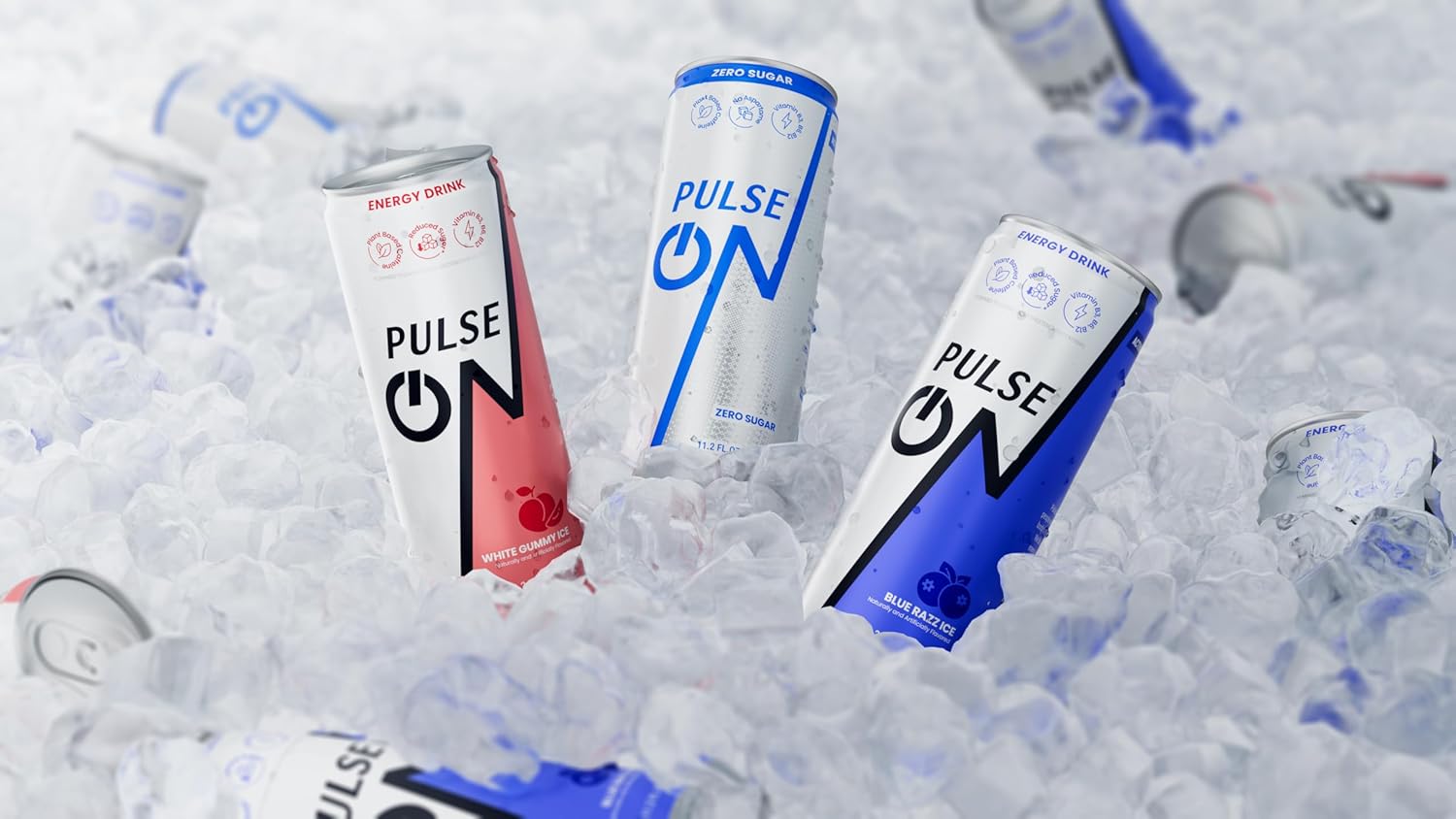 PulseOn Energy Drink- 200mg Natural Caffeine, Taurine and Vitamin B (6 Pack, Mix Flavor) - Image 4