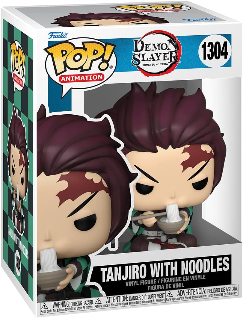 Funko POP! Animation: Demon Slayer - Tanjiro with Noodles - Collectable Vinyl Figure - Gift Idea - Official Merchandise - for Kids & Adults - Anime Fans - Model Figure for Collectors and Display - Image 3
