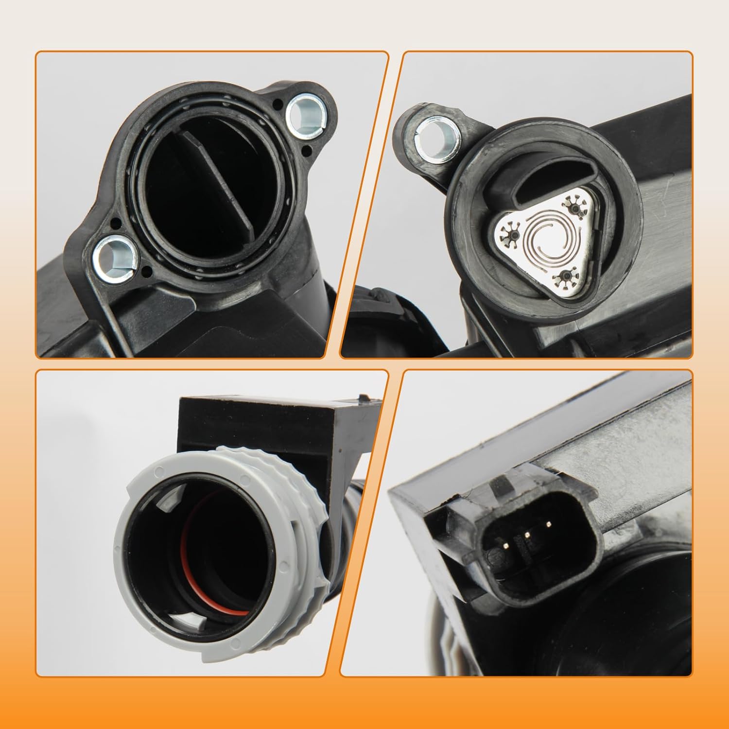 DC3Z6A785C Ford Oil Separator PCV Valve 6.7L Powerstroke Diesel PCV CCV Oil Separator Assembly 2011-2016 Ford F250 F350 F450 F550 Super Duty Vent Valve Engine Crankcase