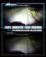 Vista 3 de Nilight Bombillas HID D4S, 6000 K blanco diamante D4S de repuesto súper brillante de haz alto bajo D4S HID bombilla para faros delanteros