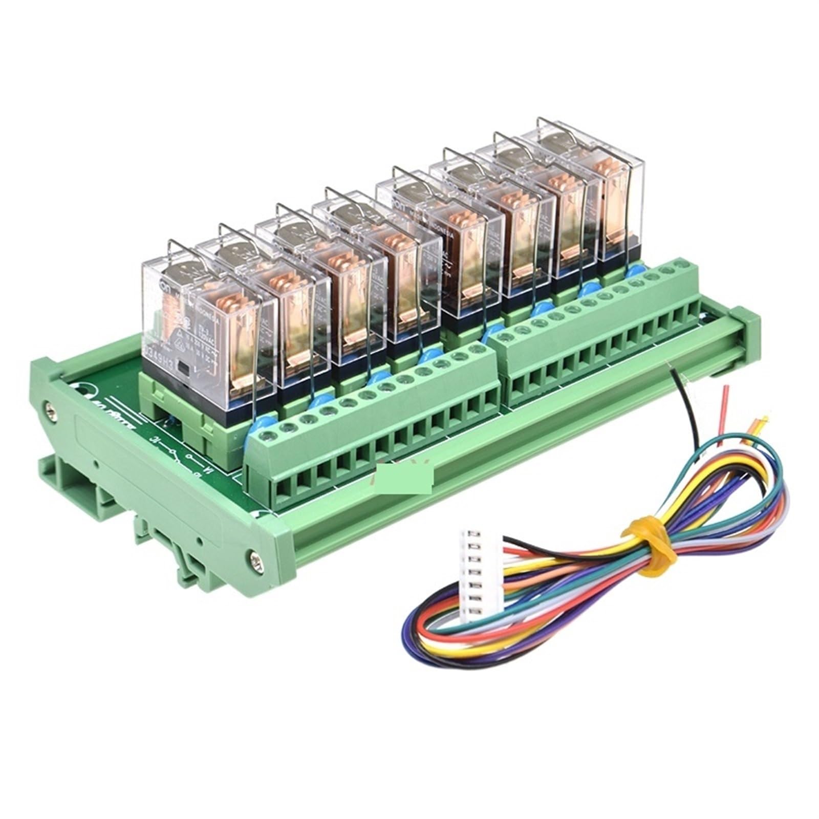 Module de relais G2R-1-E 16A interface 8 canaux 24V DC haute performance pour rail DIN - 3