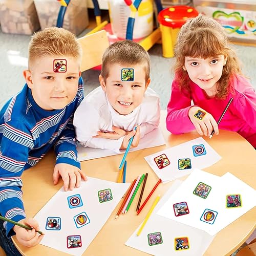 Miniatura 7 de Rollo de calcomanías para niños, etiquetas adhesivas para laptop, botella de agua, teléfono