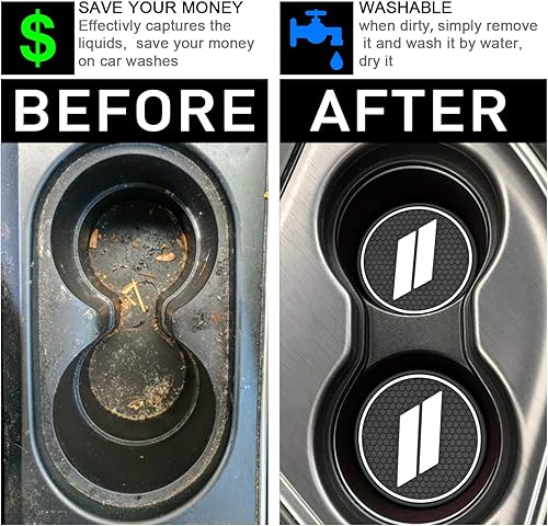 Miniatura 5 de Se adapta a Dodge Charger Accessories 2015-2023, portavasos, consola central, cambiador de cambios, almohadilla de bolsillo interior de puerta