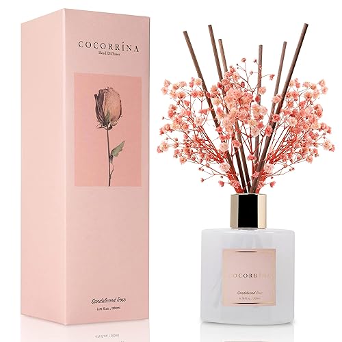 Cocorrína Premium Reed Diffuser Set with Preserved Baby's Breath &