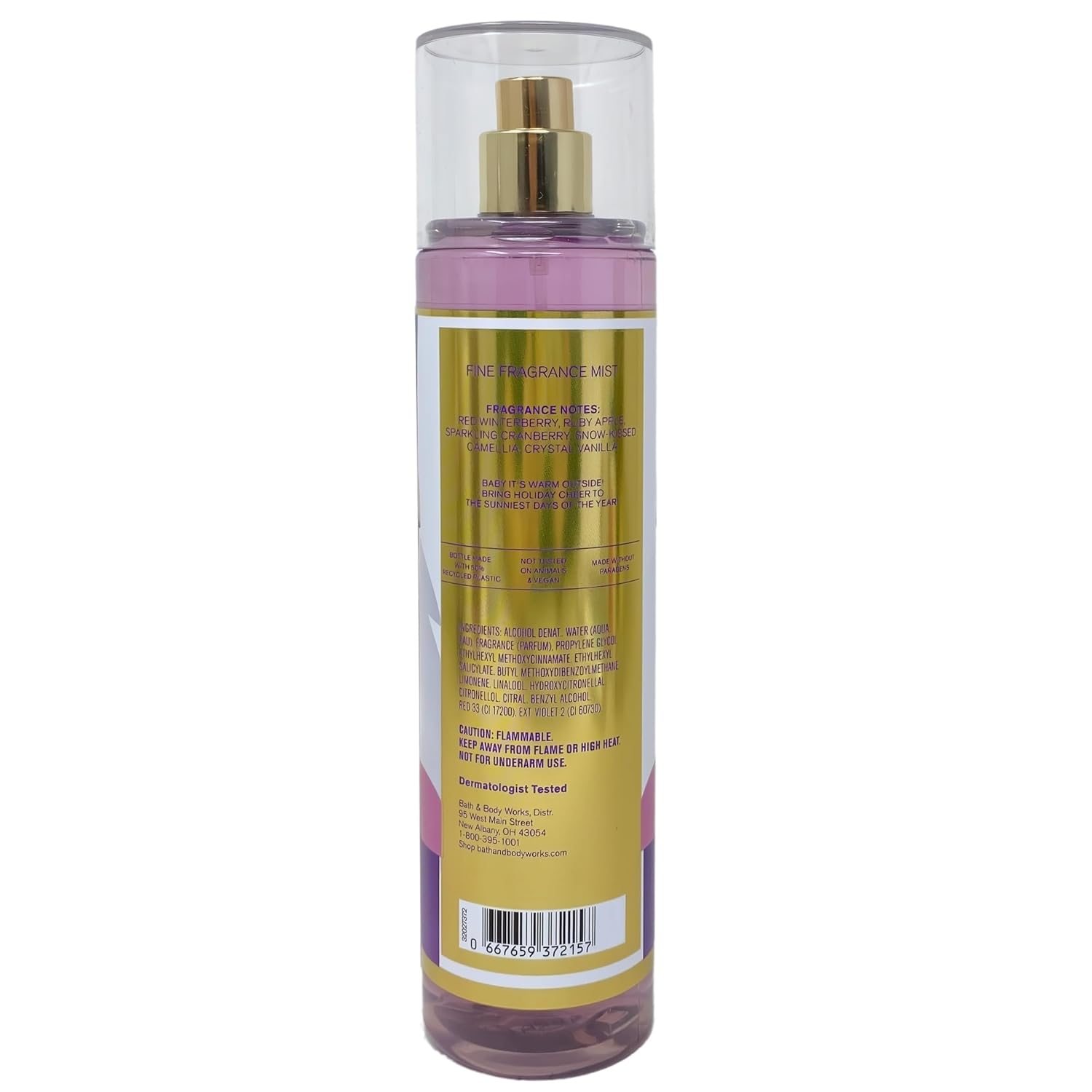 Bath & Body Works Winterberry Wonder Deluxe Gift Set - Body Cream, Fragrance Mist, Body Wash and Body Lotion - with a Lavender Dream Bar Soap - Full Size - Image 3