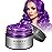 Temporary Hair Color Wax Dye,Hair Color Spray, Natural Hair Coloring Wax Material Disposable Hair Styling Clays Ash for Cosplay,Party,Masquerade, Halloween.etc (Purple, 1 Pack)