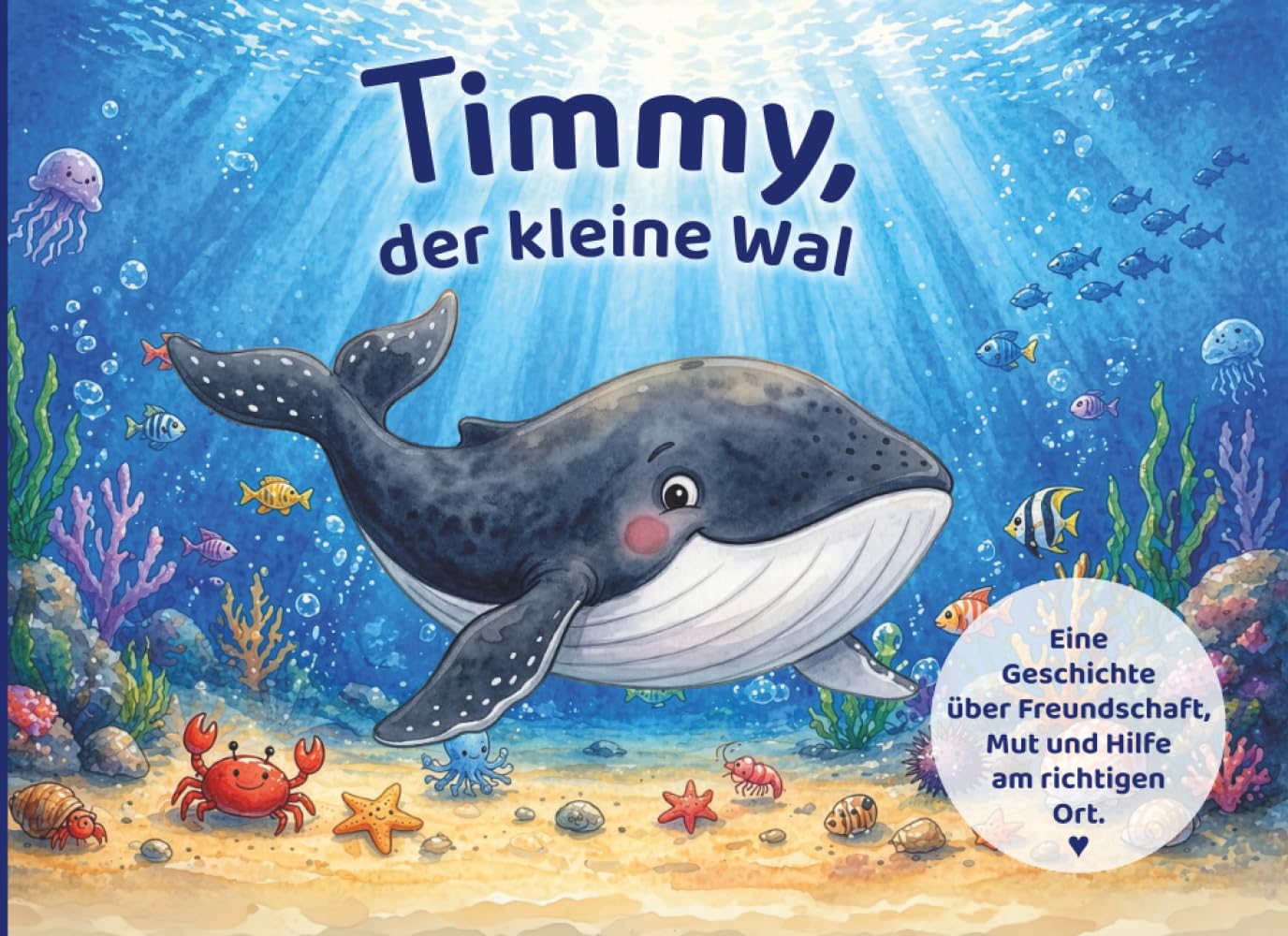 Timmy, der kleine Wal: Eine Geschichte über Freundschaft, Mut und Hilfe am richtigen Ort.