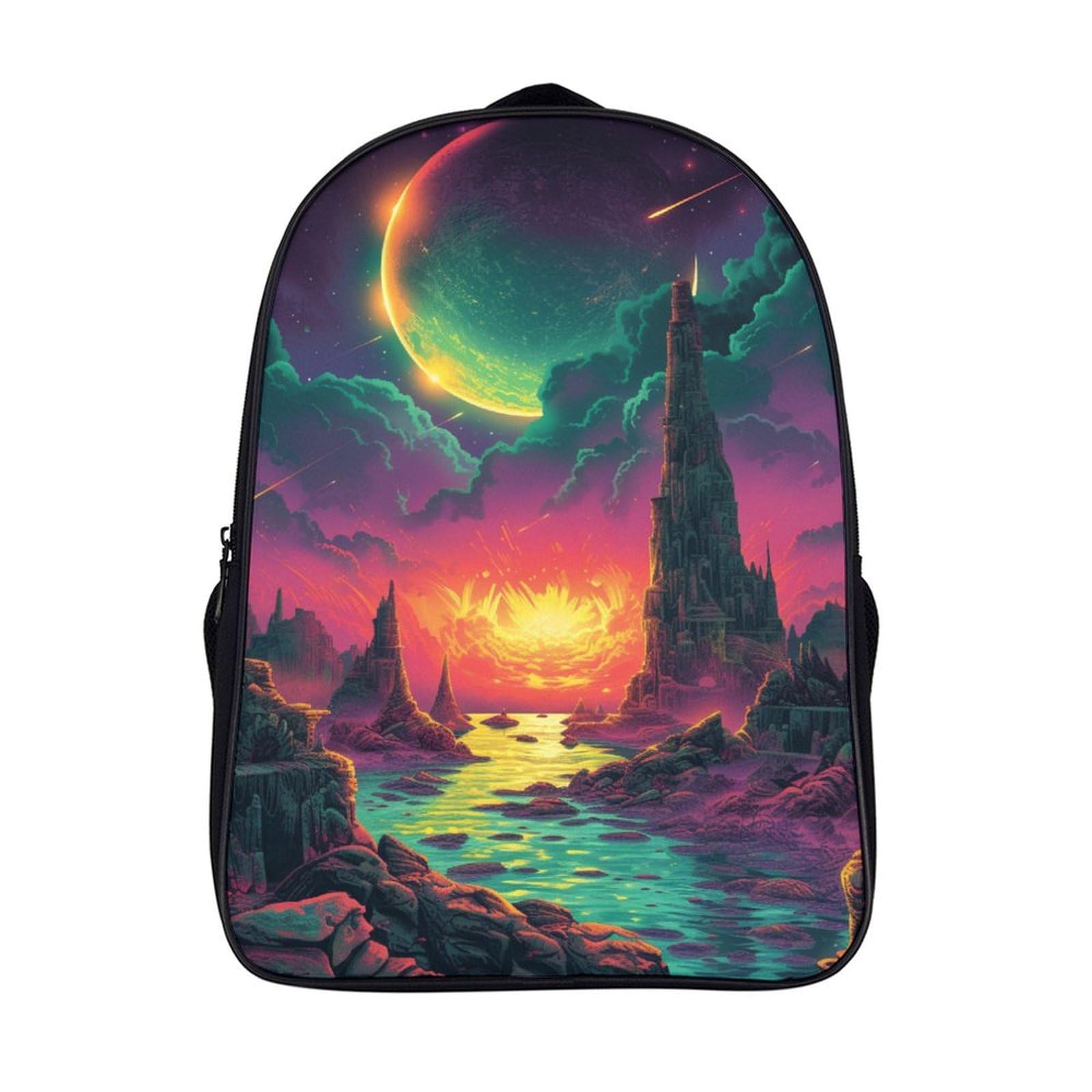 Mochila infantil Blue Planet para colegio y excursiones con espalda transpirable 7