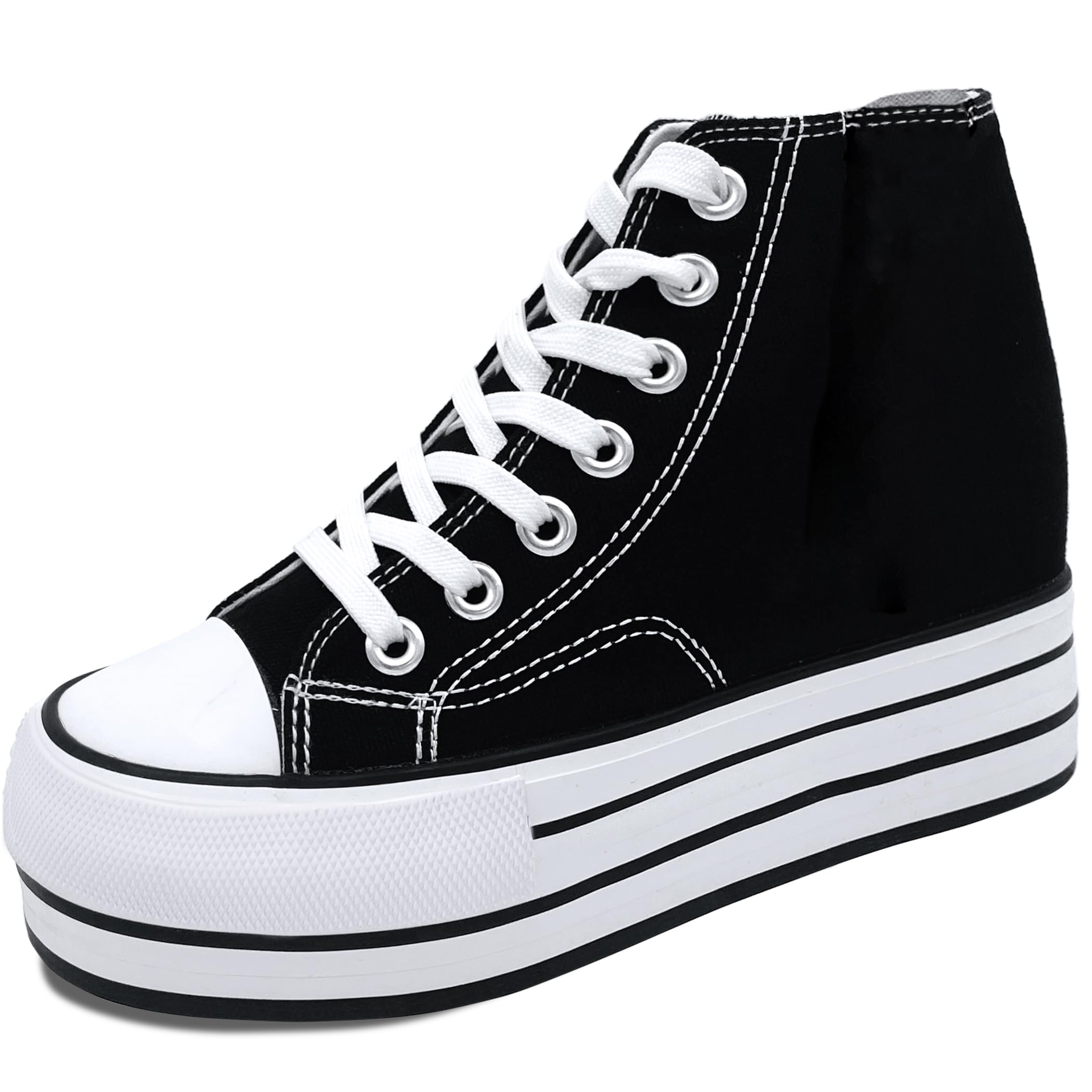 Refrase Lifewomens Platform Wedge Sneakers Inches High Hidden