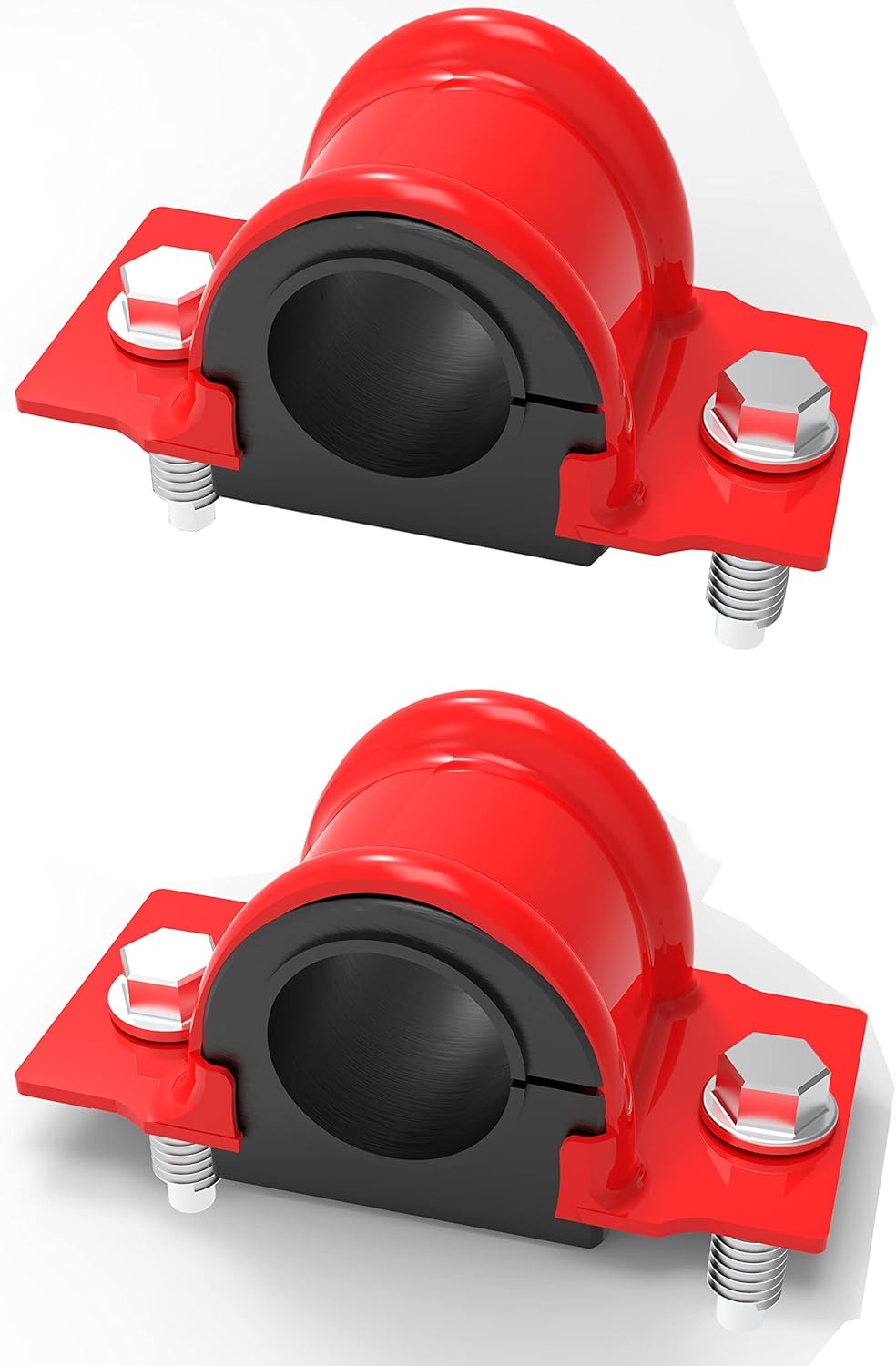 6 PC Front Sway Bar Link Kit + Front CODE RED EXTREME Bracket/Bushing Kit FITS Explorer, Explorer Sport Trac 4WD, Mountaineer, Ranger, Bushing Made In USA K7275 K700542