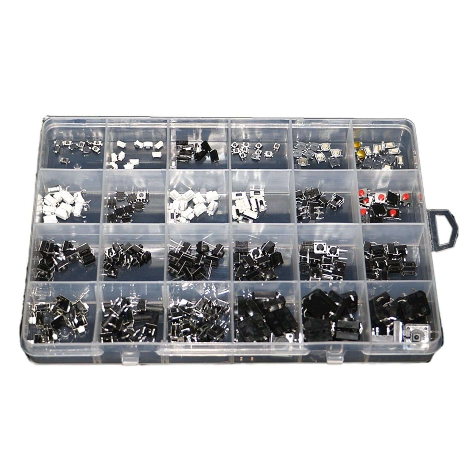 125 pz 25 Tipi/lotto Assorti Micro Pulsante Interruttore di Tatto