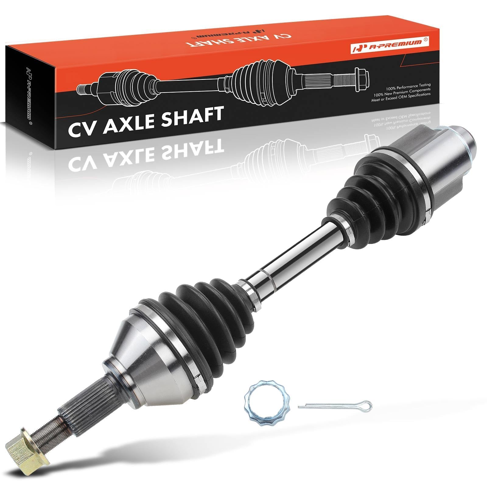 A-Premium CV Axle Shaft Assembly Compatible with Nissan Murano 2009 2010 2011 2012 2013 2014, V6 3.5L, AWD Only, Front Right Passenger Side, Replace# 66-6303, 391001AA0B