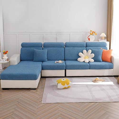 Miniatura 1 de cjc Funda universal para sofá 2023, resistente al desgaste, de alta elasticidad, fundas de sofá antideslizantes en forma de L, protector de sofá