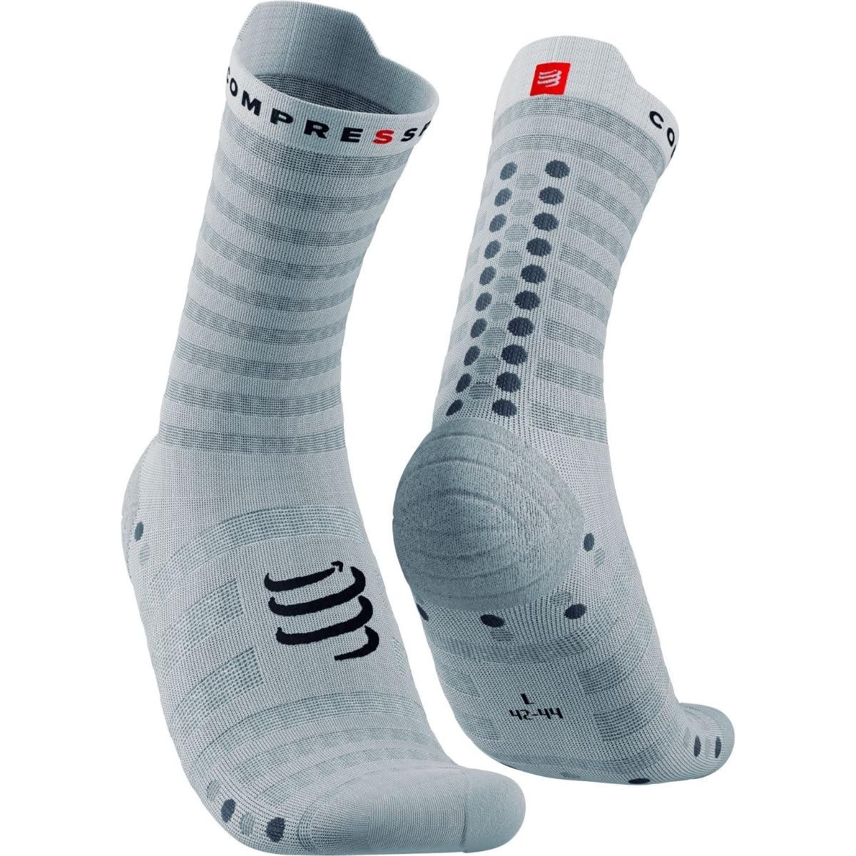 Compressport Blanc Pro Racing Socks V4.0 Ultralight Run High White