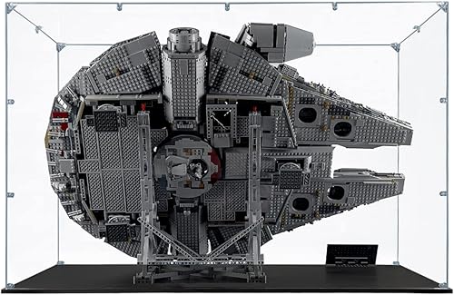 Miniatura 2 de SONGLECTION Vitrina acrílica compatible con Lego Millennium Falcon 75192 vertical vitrina a prueba de polvo solo funda los juegos Lego no están