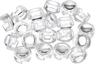 PATIKIL 13mm LED Convex Lens, 20 Pack 45 Degree Beam Angle Acrylic LED Optical Convex Condenser Lens for 1W 3W LED Lamp Beads Infrared Cameras, Transparent
