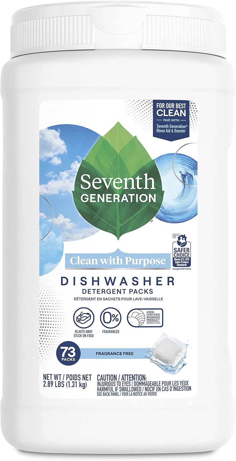 Seventh Generation Dishwasher Detergent Packs
