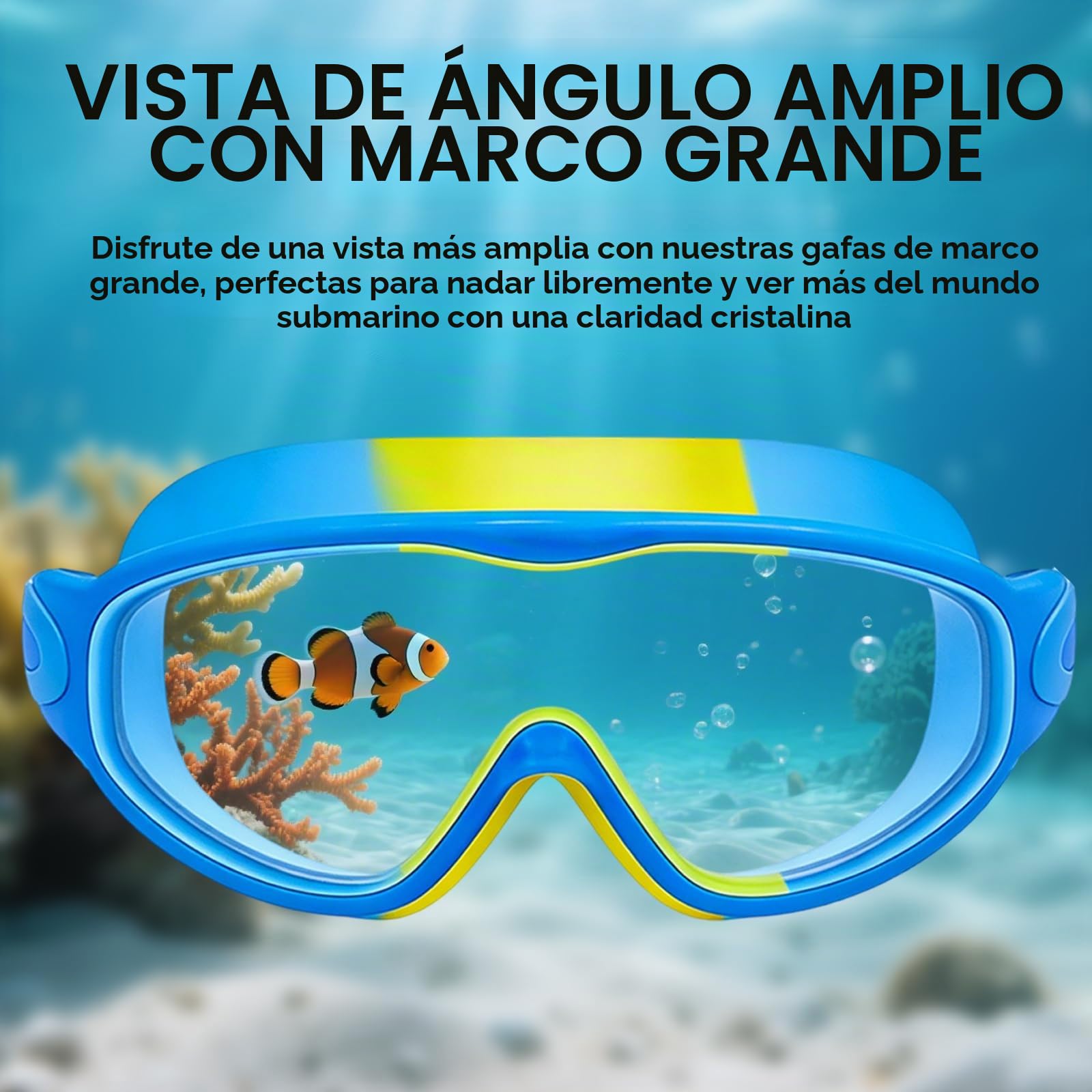 JSTHHTT 2 piezas gafas natación para niños, gafas de natación para niños, anti-UV, a prueba de fugas y antivaho y visión panorámica, sello de silicona, gafas de natación de 3 a 15 años