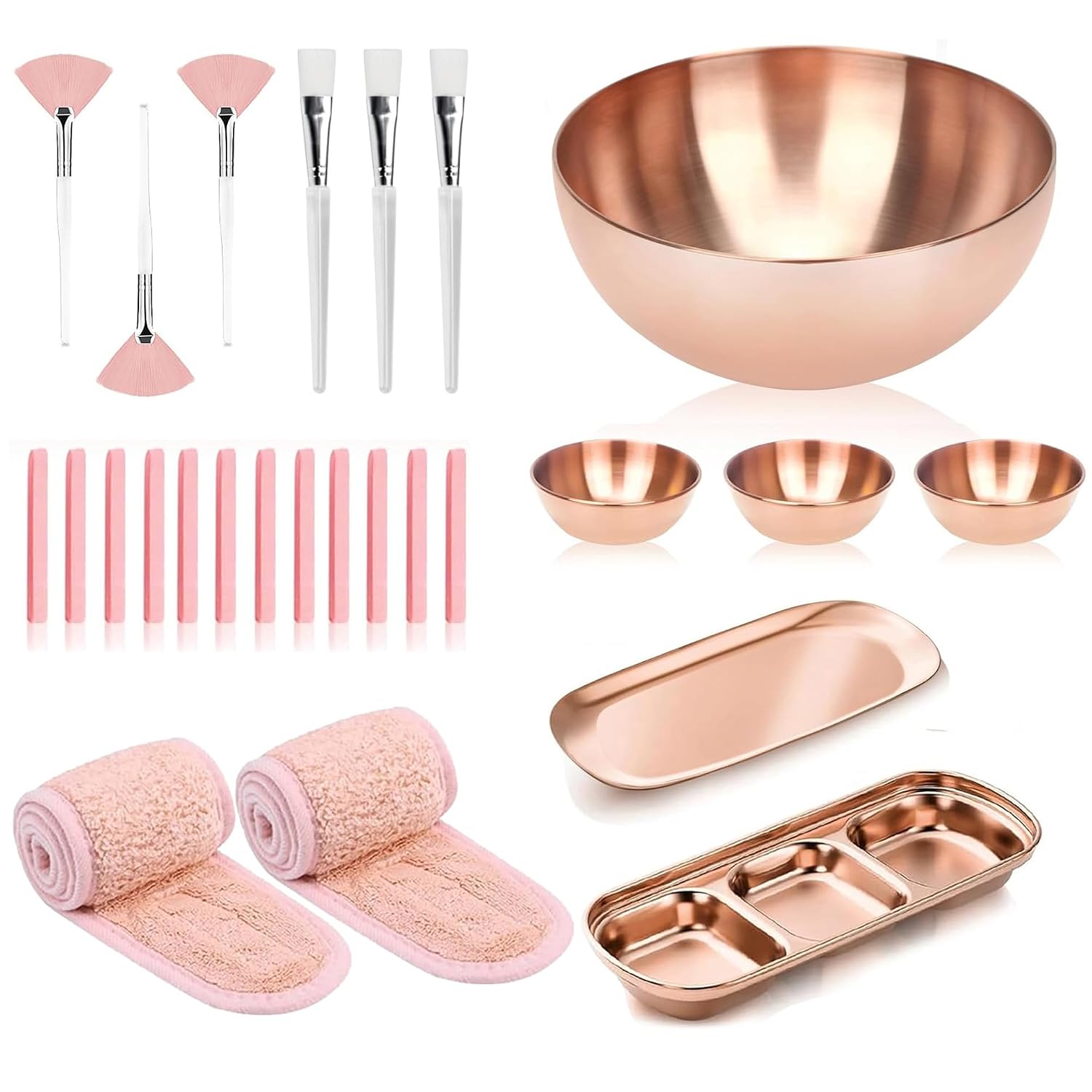 26Pcs Professional Mixing Bowl Set with Stainless Steel