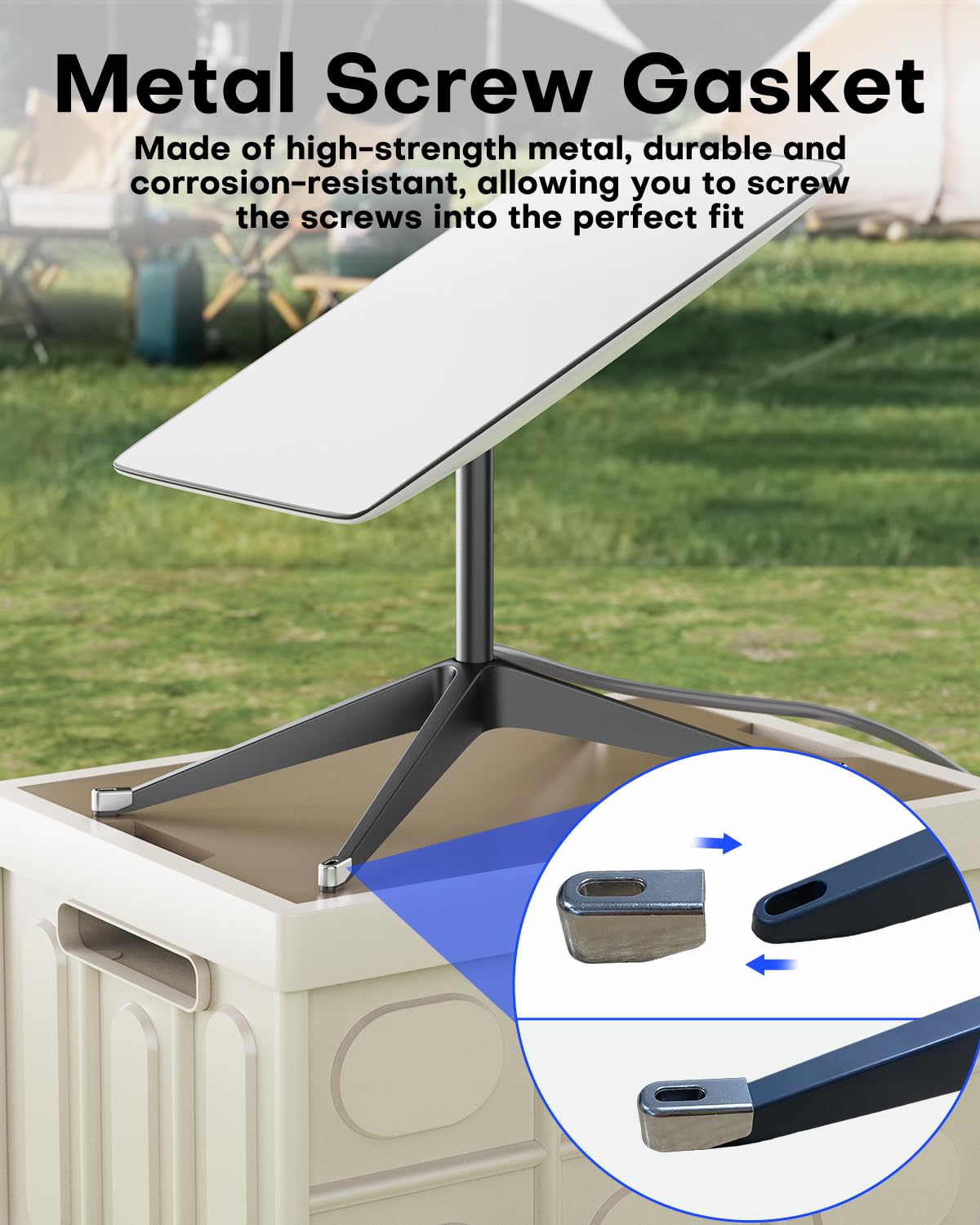 Mounting Kit for Star Link, Protection Kit, 14-in-1 Accessories with Mount Anchor Pins, End Cap, Mounting Bracket Securing Nail, Hole Decorative Cover