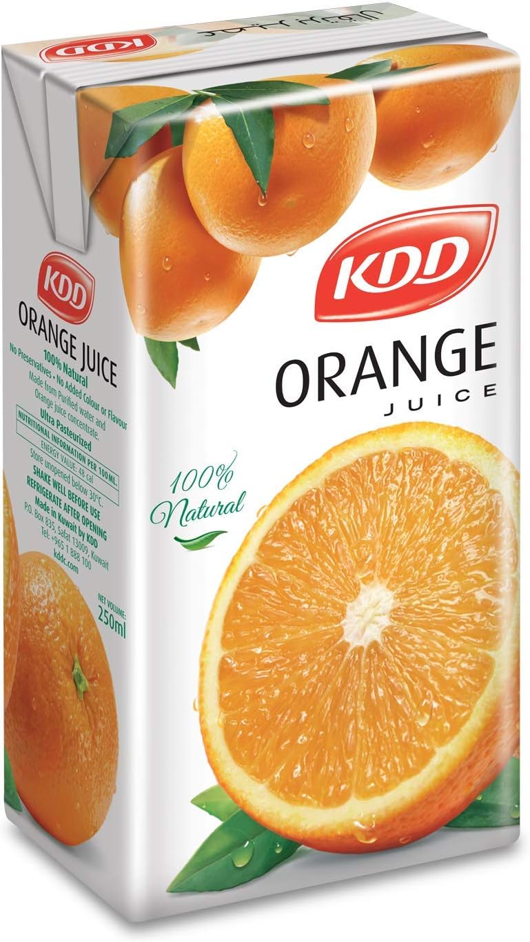 KDD Orange Juice 180ML (24 PACK)