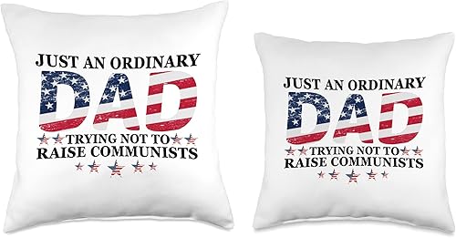 Miniatura 3 de Just An Ordinary Dad Trying To Not Raisise - Cojín para padres comunistas 160 x 160in multicolor
